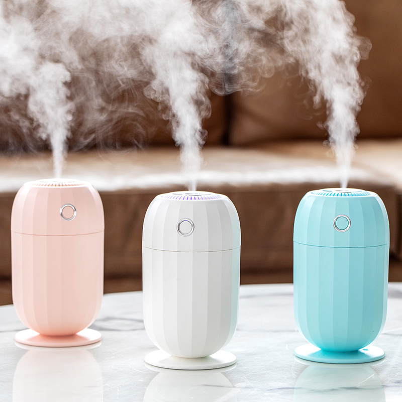 Car air freshener Q1 Humidifier USB Mini Ultrasonic Essential Oil Diffuser LED Air Purifier Mist Maker Office Home