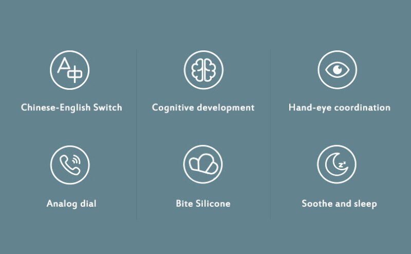 Baby Telefoon Tweetalige Telefoon Bijtring Muziek Vroege Jeugd Educatief Speelgoed Leunend Machine