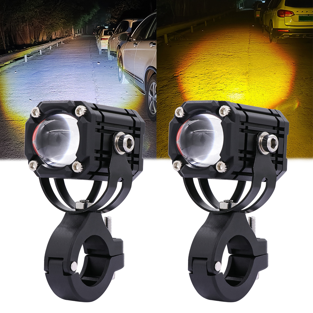 Motorrad LED Zusatzscheinwerfer Arbeitslicht Farn- und Abblendlicht Superheller Scheinwerfer Fahren Nebelscheinwerfer Universell wasserdicht