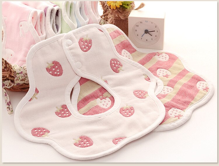 Śliniaki dla dzieci Słodki kreskówka wzór maluch dziecko wodoodporny śliniaczek bawełna dopasowanie 0-3 lat niemowlę śliniaki dla niemowląt karmienie