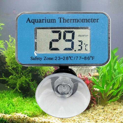 Digitale lcd led-display aquarium aquarium waterdichte dompelthermometer: Default Title