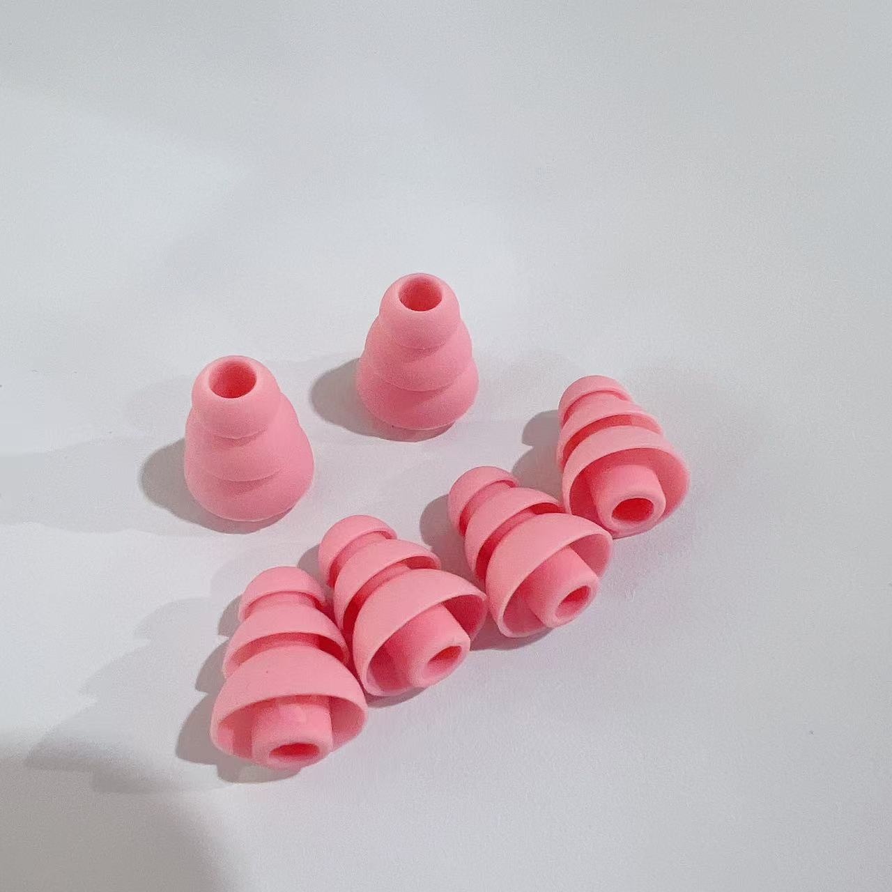Écouteurs intra-auriculaires en Silicone à trois couches, oreillettes, embouts de bourgeon, bouchon d'oreille, 6 pièces/3 paires