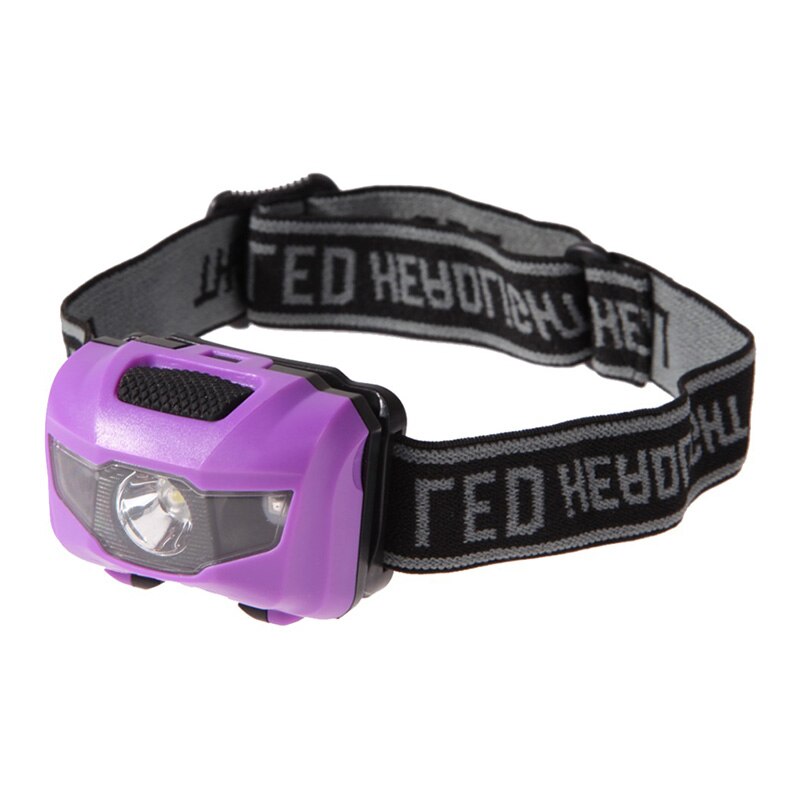 170 Degree Rotate 4 Mode Headlamp Waterproof LED Headlight Flashlight Head Lamp Torch Light WHShopping: Purple