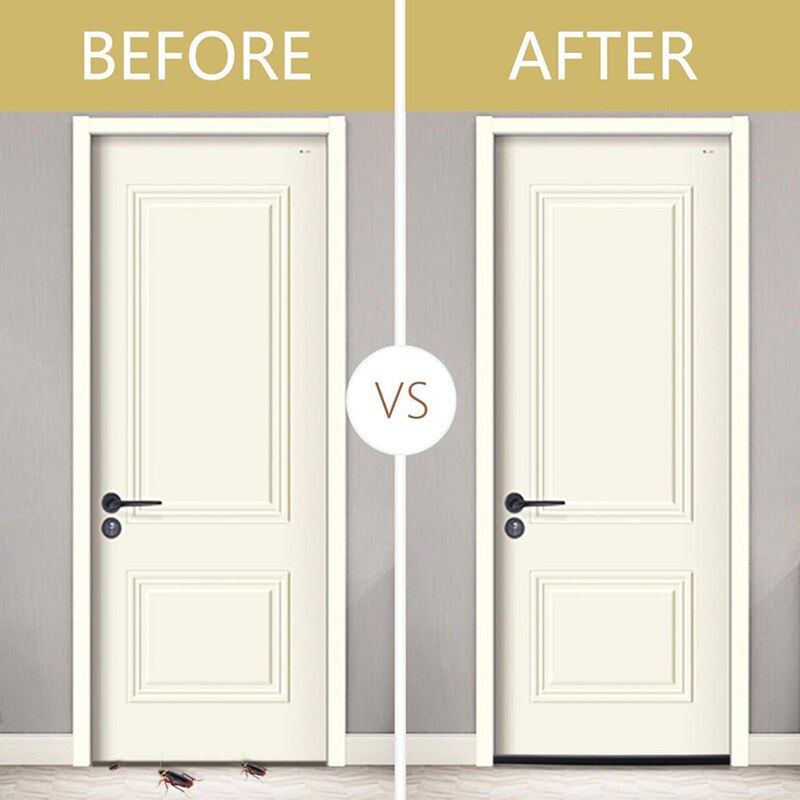 93cm Under Door Draft Guard Stopper Soundproof Reduce Noise Door Bottom Sealing Weather Strip Under Door Draft Guard