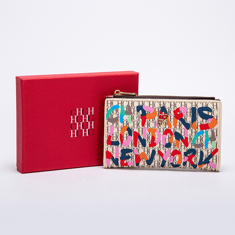 CH Cartoon Pattern Printed Wallet Tiny Portable Ladies Coin Purse Fashionable Suitable for Many Occasions Ladies Use: army green