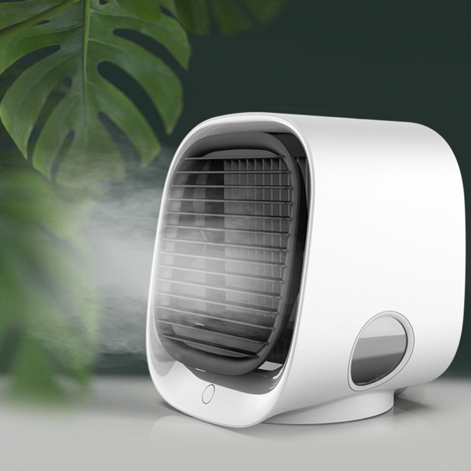 Portable Mini Air Cooler Usb Small Air Cooler Ice Crystal Small Air Conditioner Simple And Fast Office Home Nap Air Cooling Fan