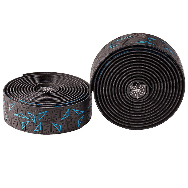 Racefiets Stuurlint Zachte Ademende Mtb Racefiets Stuur Riem Anti-Slip Pu + Eva Stuur Strap fiets Accessoires: Melange Blue