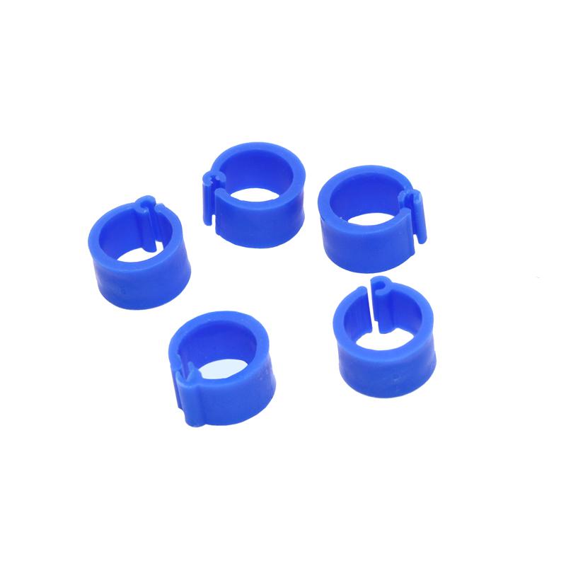 200 Pcs 8 MM Birds Pigeon Foot Ring Color Identification Ring Opening Pigeon Foot Ring Pigeon Supplies Bird Tools: Blue