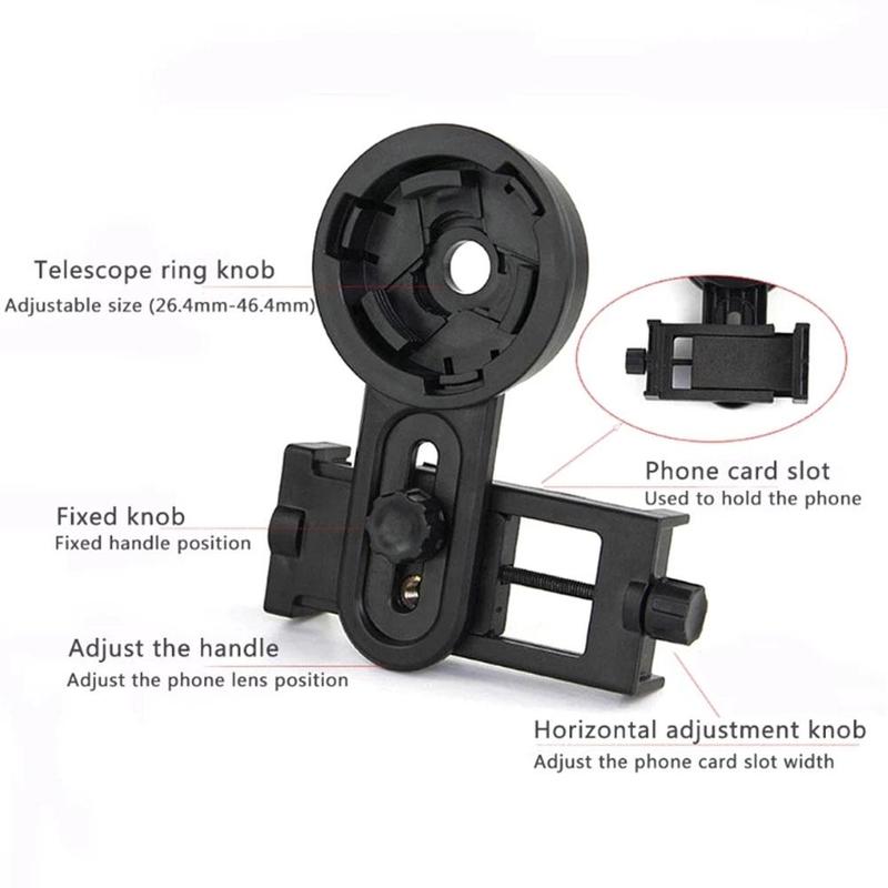 Supporto universale per adattatore per telefono staffa binoculare monoculare Clip telescopio R9L6
