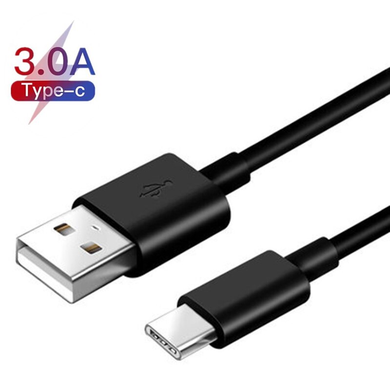 Usb Kabel Snel Opladen Type C Kabel Voor Samsung A52 A82 A32 A42 5G Xiaomi 11 10 Ultra 10 pro Data Lading Usb C Telefoon Kabel: Black / 0.2m