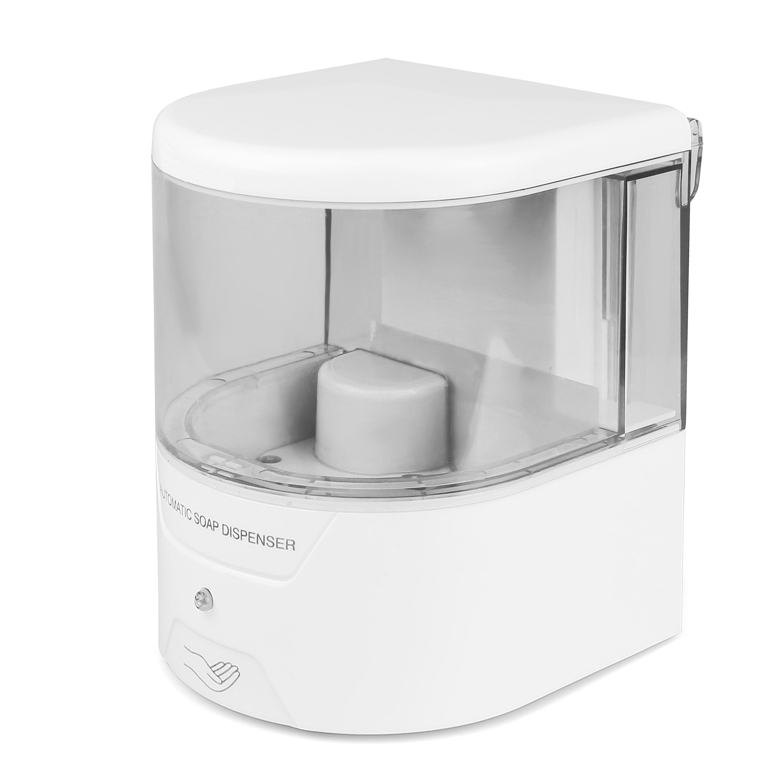 Dispensador de jabón líquido inteligente por inducción infrarroja blanco de 600 ml, Sensor sin contacto, dispensador automático de jabón para Cocina