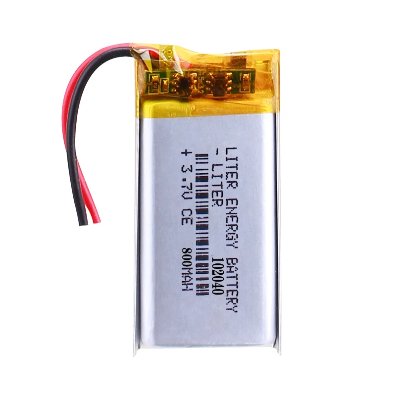 3.7V Rechargeable Polymer lithium ion / Li-ion battery 102545 for TOY,POWER BANK,GPS,mp3,mp4: Light Grey