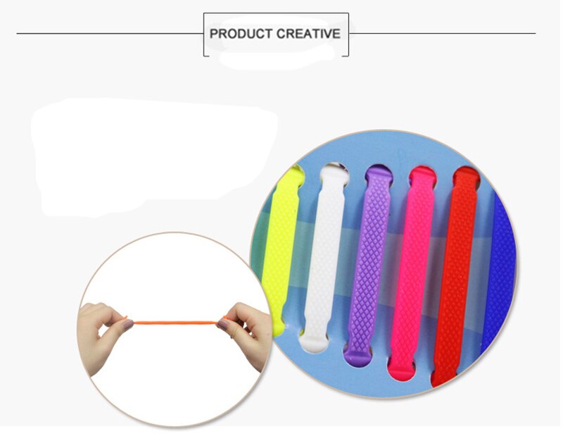 16 teile/satz Elastische Silikon Schnürsenkel Kreative Faul Silikon Laufende Keine Krawatte Gummi Spitze Schuhe Zubehör für mann frauen unisex