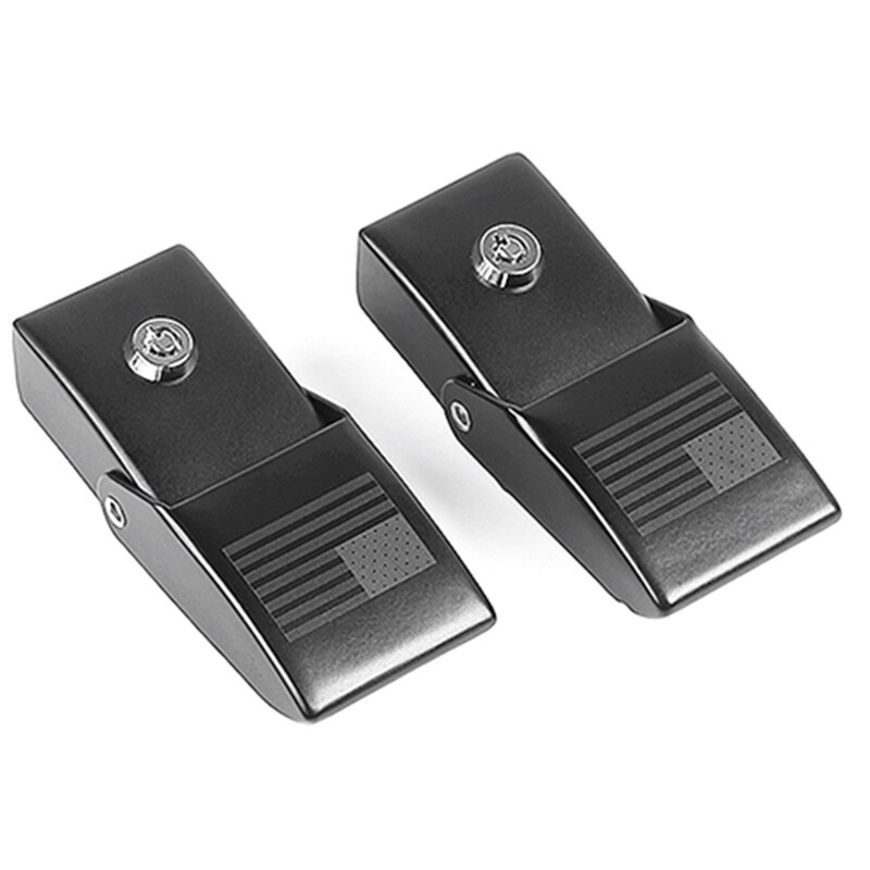 Engine Bonnets Hood Lock for Jeep Wrangler JK 2007 Metal with Key Pattern Hood Lock for Wrangler Car Hood Lock