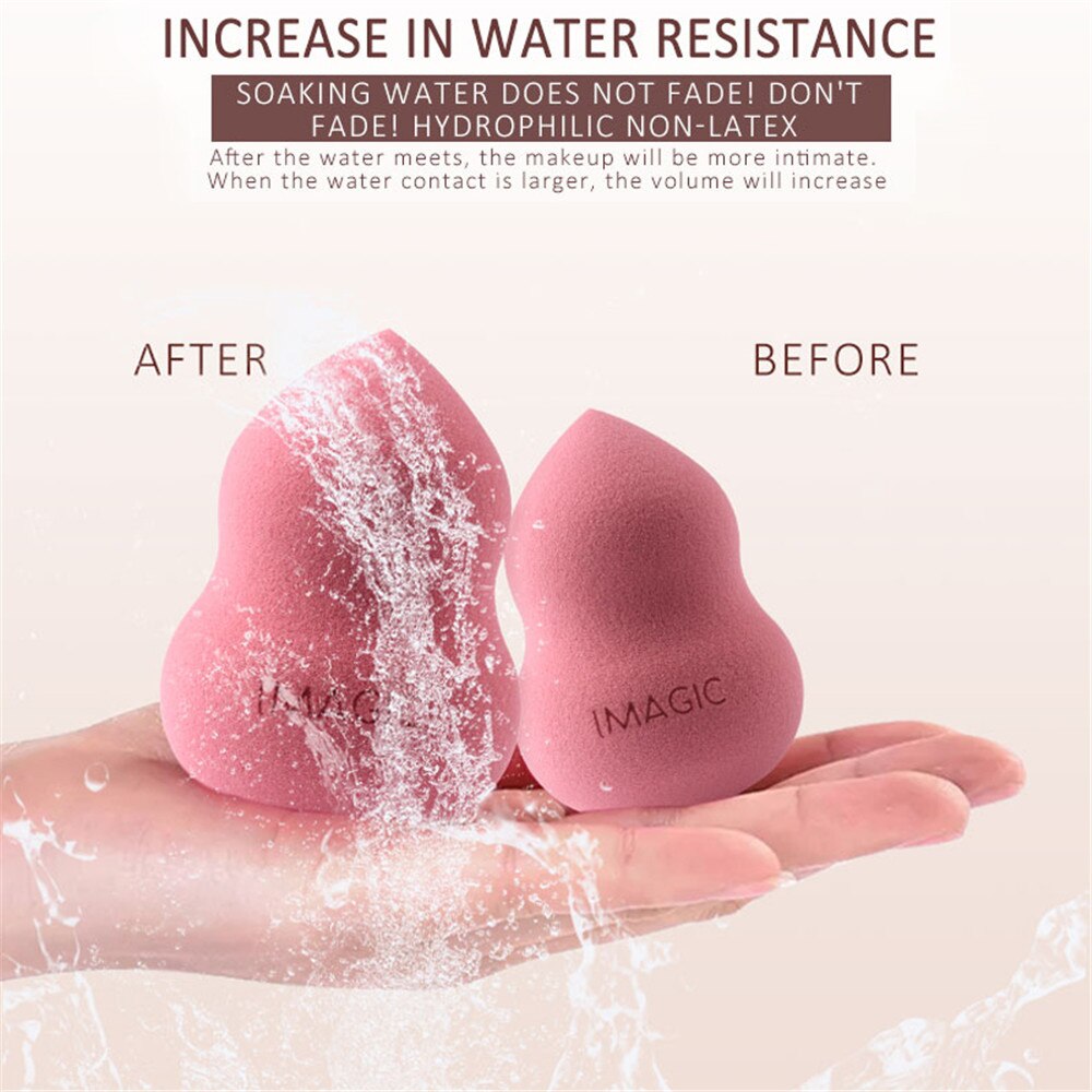 Smooth Wet &amp; Dry Dual Use Cosmetic Puff Foundation Blender Makeup Sponge Powder Puff Women Beauty Tool