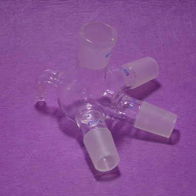 24/29,100ML,Glass Distillation Receiver Cow Shpae,Lab Chemistry Glassware