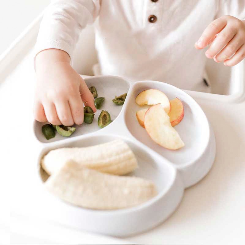 Placas de succión para bebés, manteles individuales de silicona para niños pequeños que se adhieren a bandejas de silla alta y platos de mesa