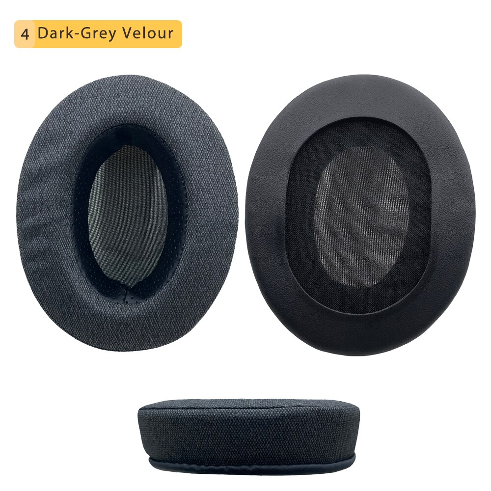 NULLKEAI-almohadillas de terciopelo de cuero grueso para auriculares, almohadillas de repuesto para auriculares CORSAIR HS70 HS60 HS50 HS35, cojín de esponja de memoria cómodo mejorado