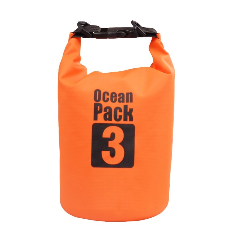 2L/3L/5L PVC Outdoor Dry Waterproof Bag Dry Bag Sack Water Resistant Floating Dry Gear Bags For Boating Fishing Rafting Swimming