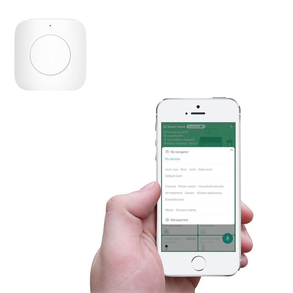 AQara WXKG12LM commutateur Intelligent sans fil Intelligent App télécommande/sonnette pour appareils intelligents MI maison