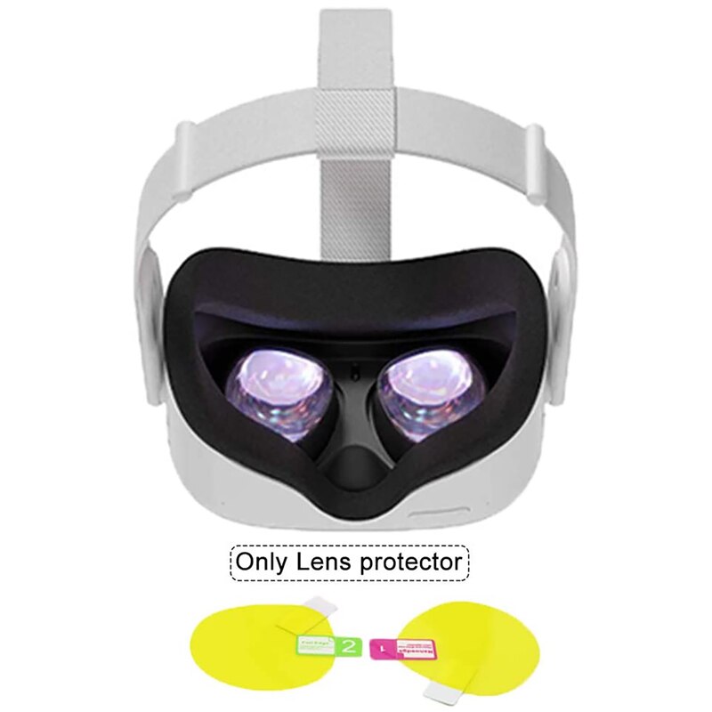 Film transparent HD pour lentilles Oculus Quest 2 VR, protecteur de lentille en Film souple TPU pour lentilles de réalité virtuelle Oculus Quest 1/drift S, 2 paires