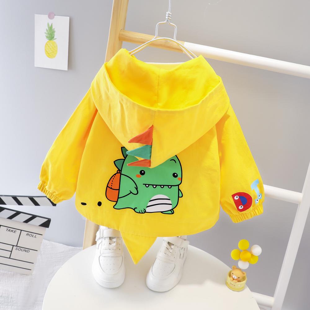 Automne bébé garçons à manches longues dessin animé à capuche vestes à glissière Cardigans enfants enfants manteaux infantile filles vêtements d'extérieur décontractés casaco