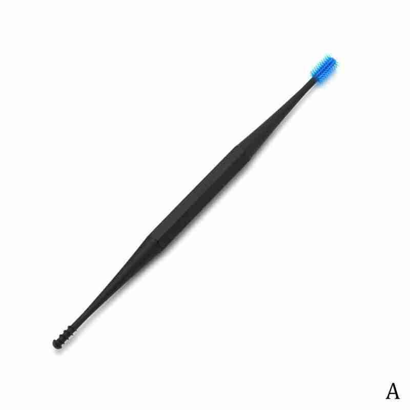 1Pc Zachte Siliconen Oor Pick Double-Ended Earpick Oor Micro Haren Herbruikbare Oor Schoner Lepel Spiraal Oor clean Tool Oor Zorg: A