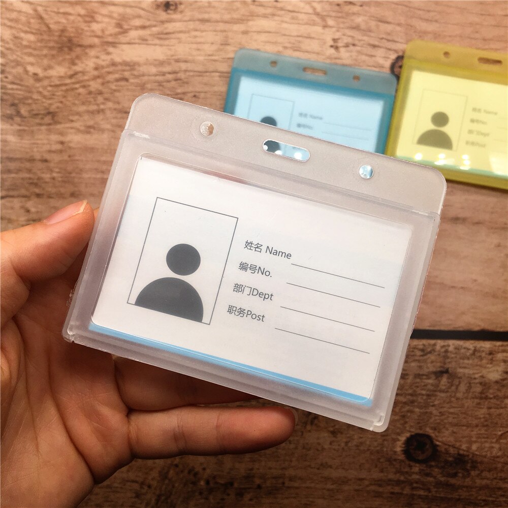 2 szt. Wodoodporna trwała paczka twardego plastiku uchwyt na identyfikator pielęgniarka szkoła wejście strażnik karta klucz ID etykieta z imieniem: biały  2szt