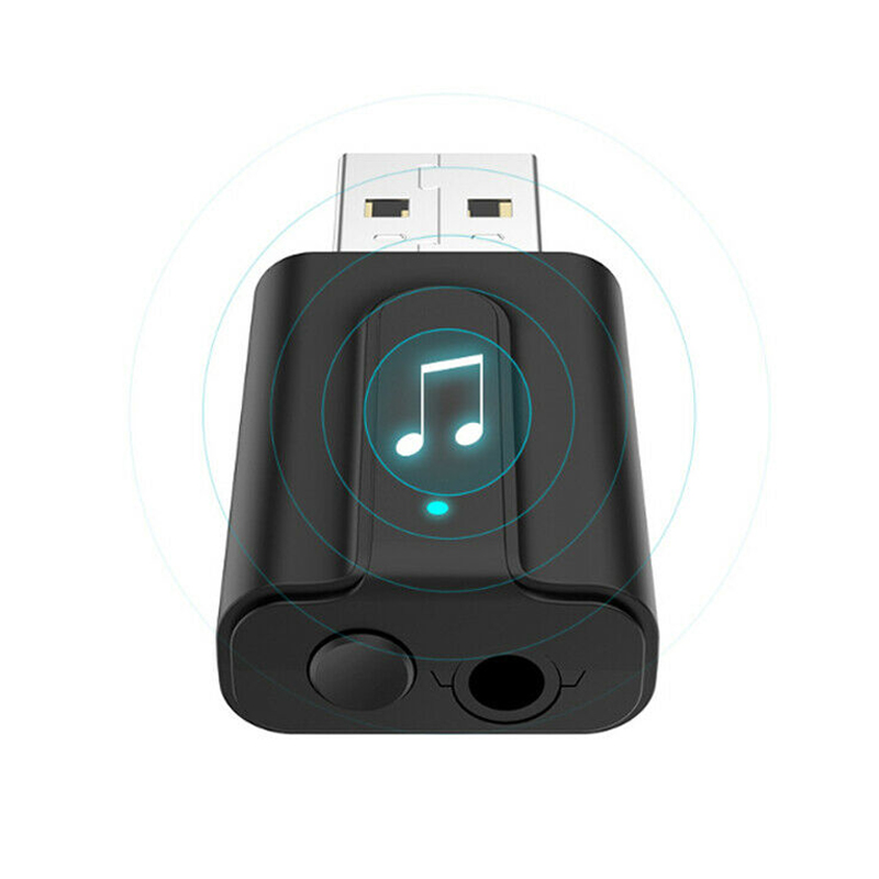 Offerte JR per adattatore Audio AUX Audio Wireless per auto trasmettitore ricevitore Bluetooth V5.0 2 In 1