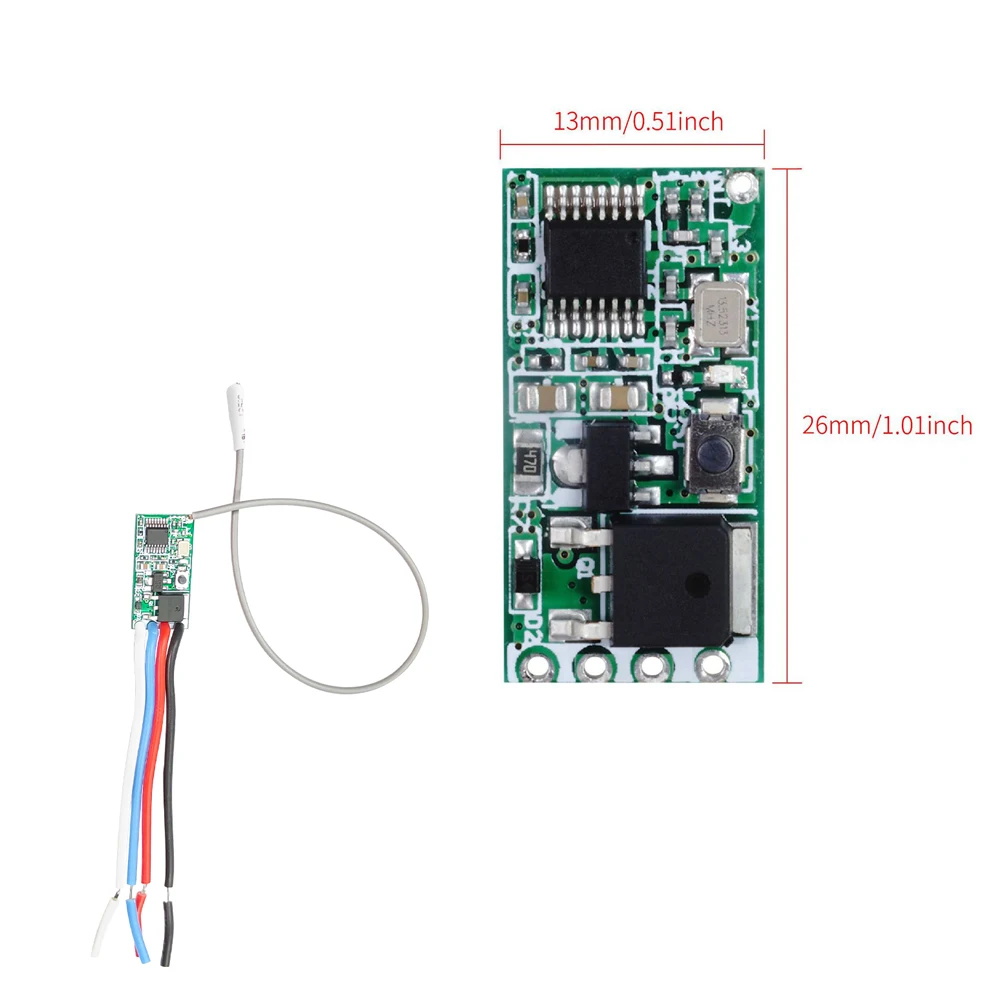 QIACHIP 433MHz bezprzewodowy pilot RF DC12V 5V 24V moduł przełącznik odbiornik moduł 433.92MHz z nadajnikiem dalekiego zasięgu światło