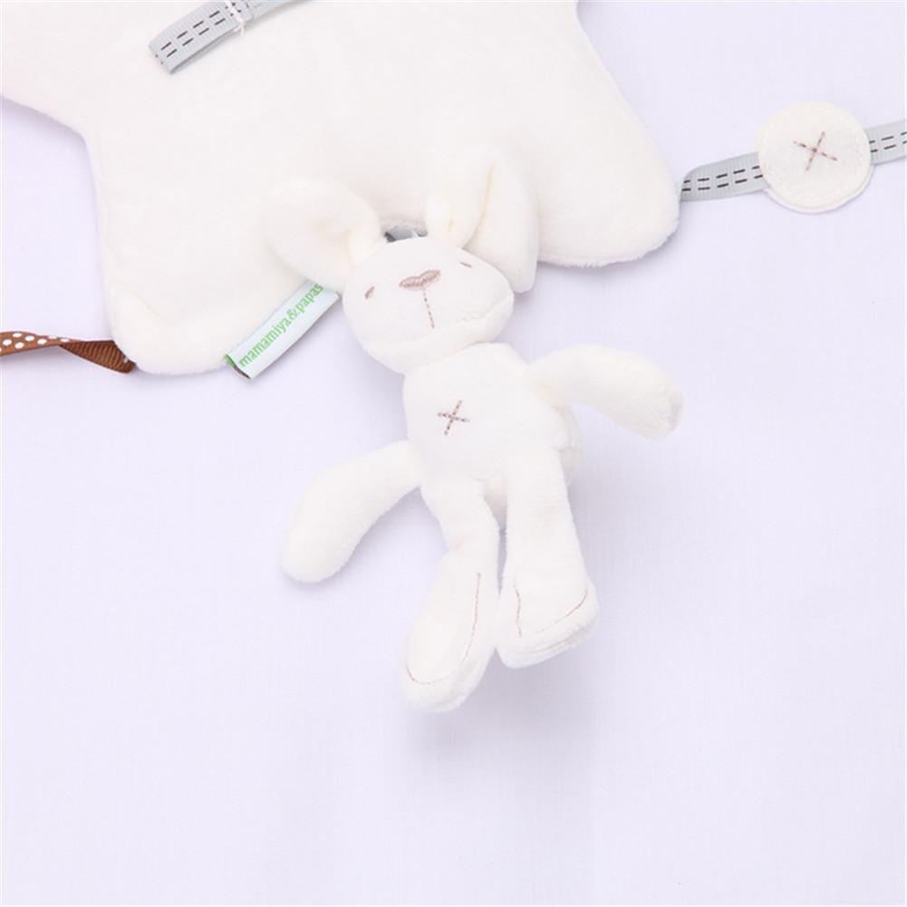 Baby Nacht Glocke Fünfzackigen Stern Plüsch Kaninchen Bär Rotierenden Musik Rassel Kinder Handy Spielzeug Musik Box