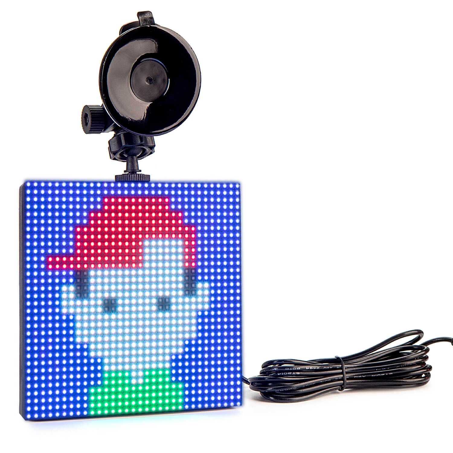 P4 Bluetooth12V 32*32 matrix led Car RGB graffiti DIY GIF animation programmable scroll message LED Display Board Screen