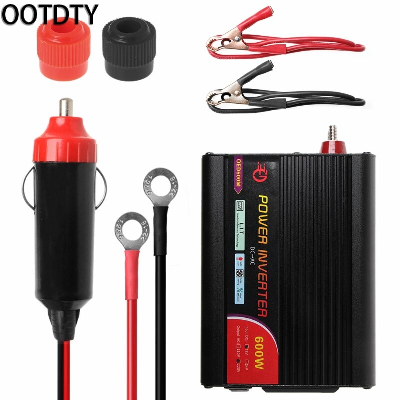400-600 Watt Power Inverter DC 12V to 220V AC Car Inverter with USB Charging Port