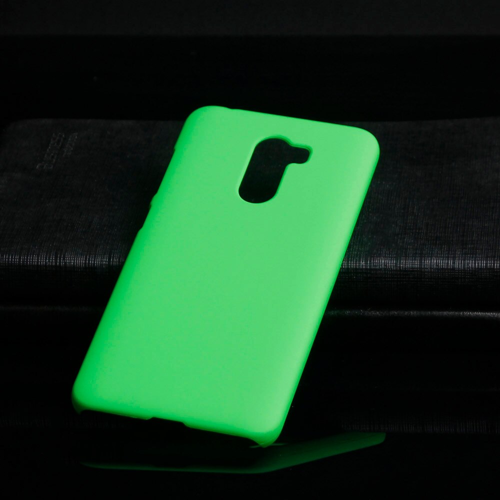 Matte Plastic Coque Cover 5.99For Xiaomi Pocophone F1 Case For Xiaomi Mi Pocophone Poco F1 Phone Back Coque Cover Case: Green