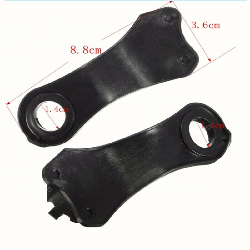 2 par halogen forlygter reparationsbeslag klips til bmw  e60 e61 bil 63126941478