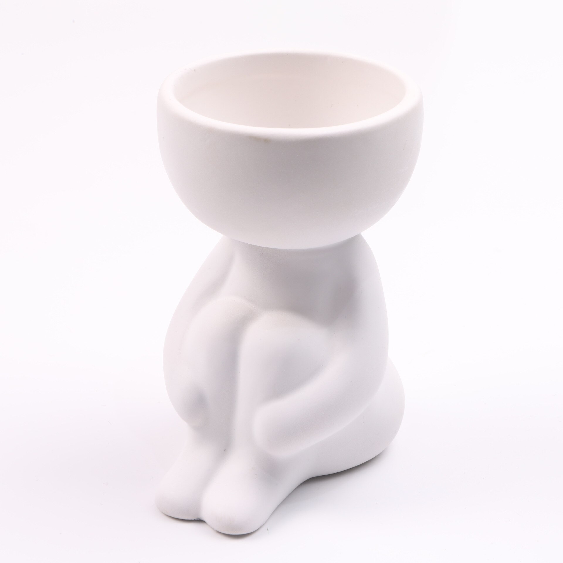 Ceramic Crafts Fleshy Flower Vase Home Decoration Humanoid Ceramic Flower Pot Vase Plant Pot: style 1