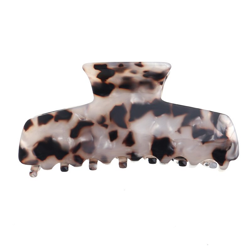Pinzas para el pelo pequeñas con revestimiento de tortuga de acetato grande, accesorios de alta gama de 9cm, pinzas para el pelo pequeñas de acetato coreano alrge: 05011686