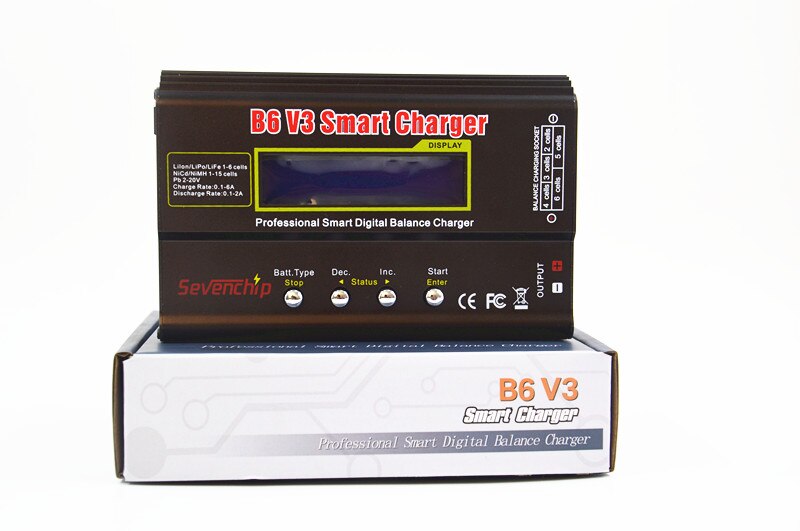 RC Battery Charger - 80W Balance LiPo Charger Discharger for LiHV LiIon LiFe NiCd NiMH PB