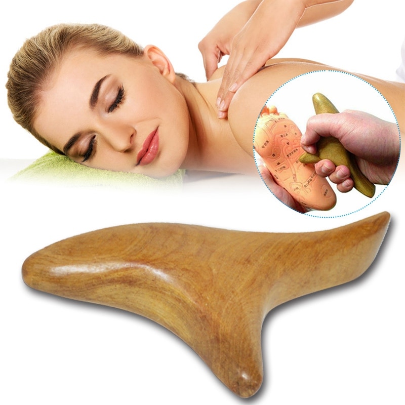 Trä massage verktyg kropp nacke slappna av trä trigeminus kropp massage verktyg fotrulle massageapparat blodcirkulation hälsovård