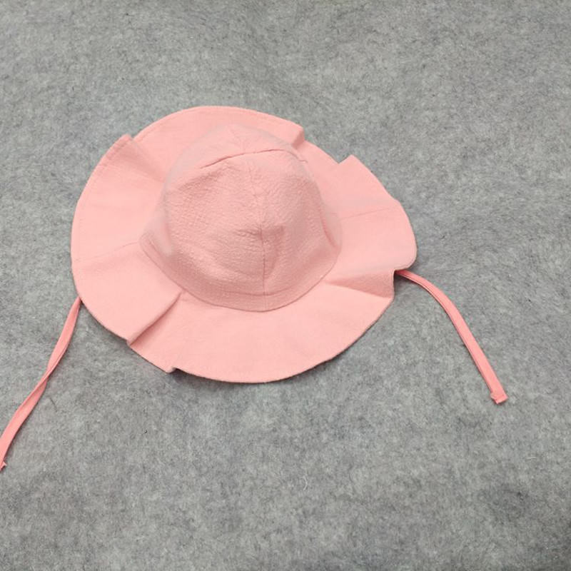 Verano recién nacido bebé niñas niños gorra Casual sol playa viaje algodón gran ala protección solar bebé sombrero