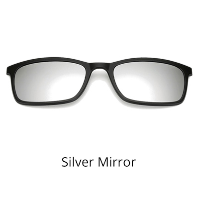 Ralferty 8803 Magnet Sunglasses Clips Spare Magnetic Glasses Frames (Only fit to 8803 original frame): Silver Mirror