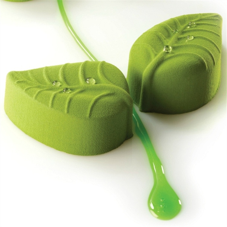 6 aangesloten Siliconen cake bakvorm food grade blad silica mallen voor zeep maken