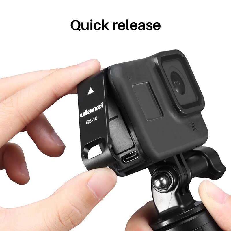 Ulanzi GP-10 Plastic Gopro 8 Battery Cover Case with Type-C Charging Port Gopro 8 Vlog Accessories
