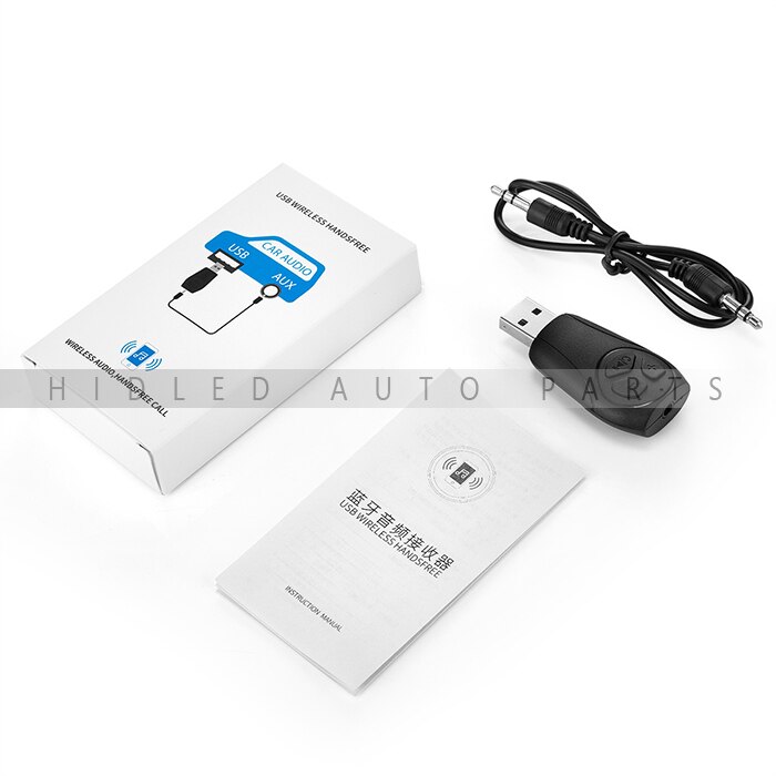 Usb bluetooth u disk aux bluetooth højttaler, headset, radio, trådløs bluetooth modtager