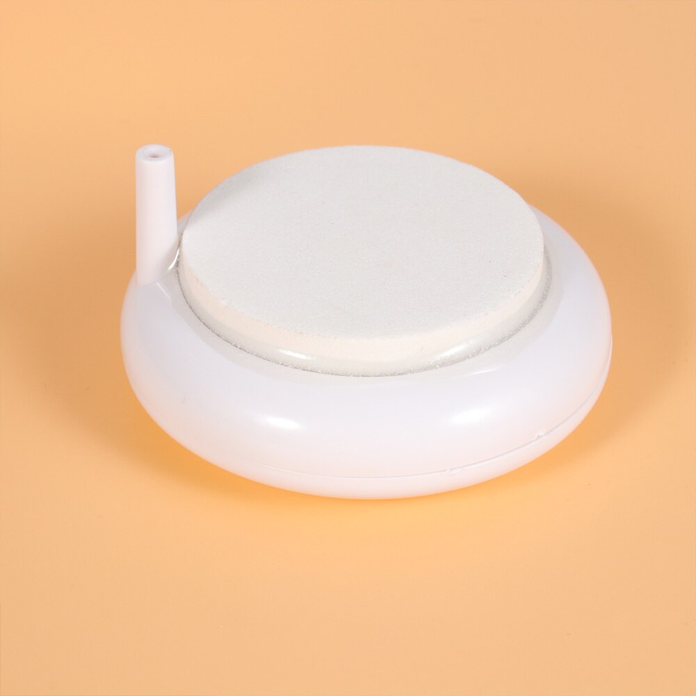 50MM Air Bubble Stone Round Oxygen Diffuser Curtain Effect Fish Tank Ceramic Disc Generator Aerator with Suction Cup (White)