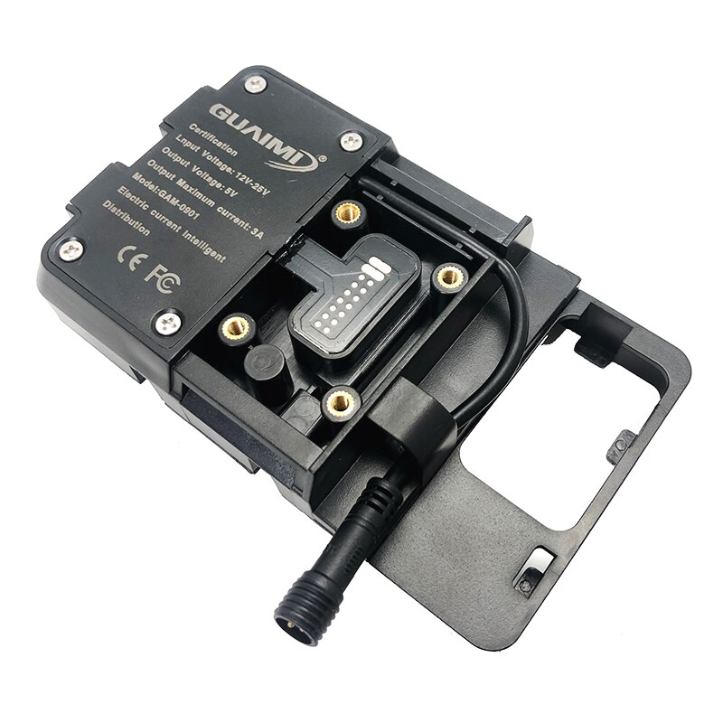 12MM Motorcycle GPS mobile phone holder Wireless/USB Fast charger For BMW R1200GS R1250GS F700GS F800GS F750GS F850GS CRF1000L