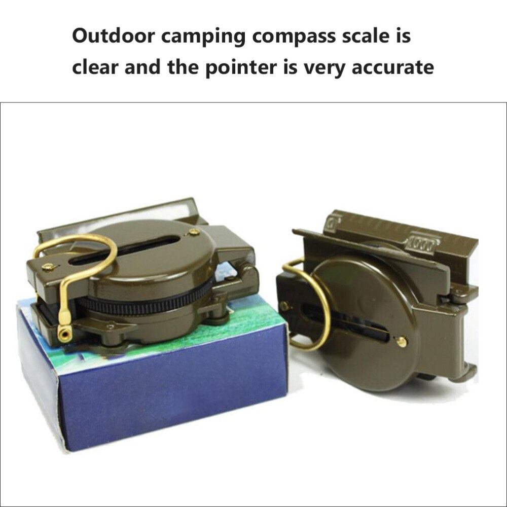 1Pc Navigatie Kaart Outdoor Kompas Oriëntatie Tool Engels Kompas Outdoor Kaart Voor Wandelen Camp Travel