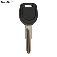 Okeytech Replacement Transponder Key Shell for Mitsubishi Colt Lancer Mirage Eclipse Galant Endeavor Blank Key With Left Blade