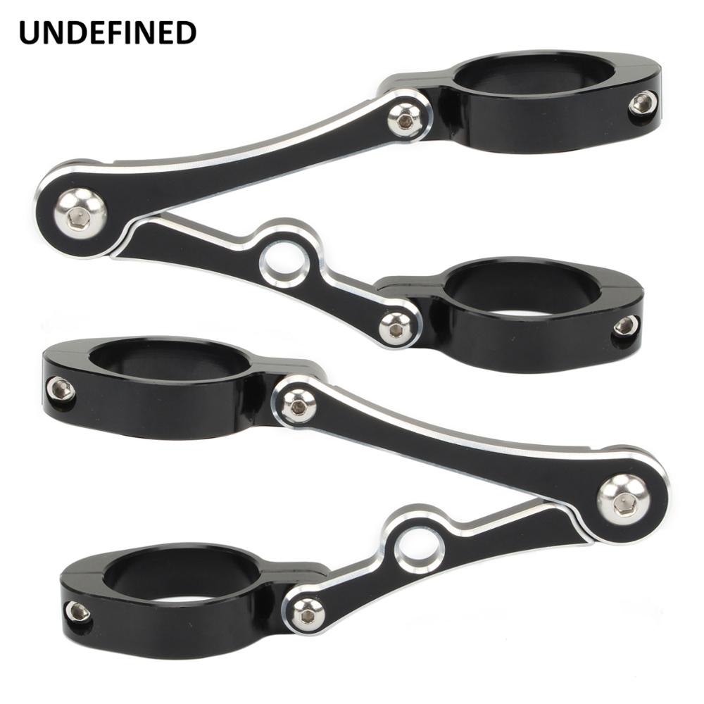Soporte Universal para Faro de motocicleta, abrazadera de montaje para lámpara de cabeza, ajustador de orejas, arandelas, 39mm-41mm