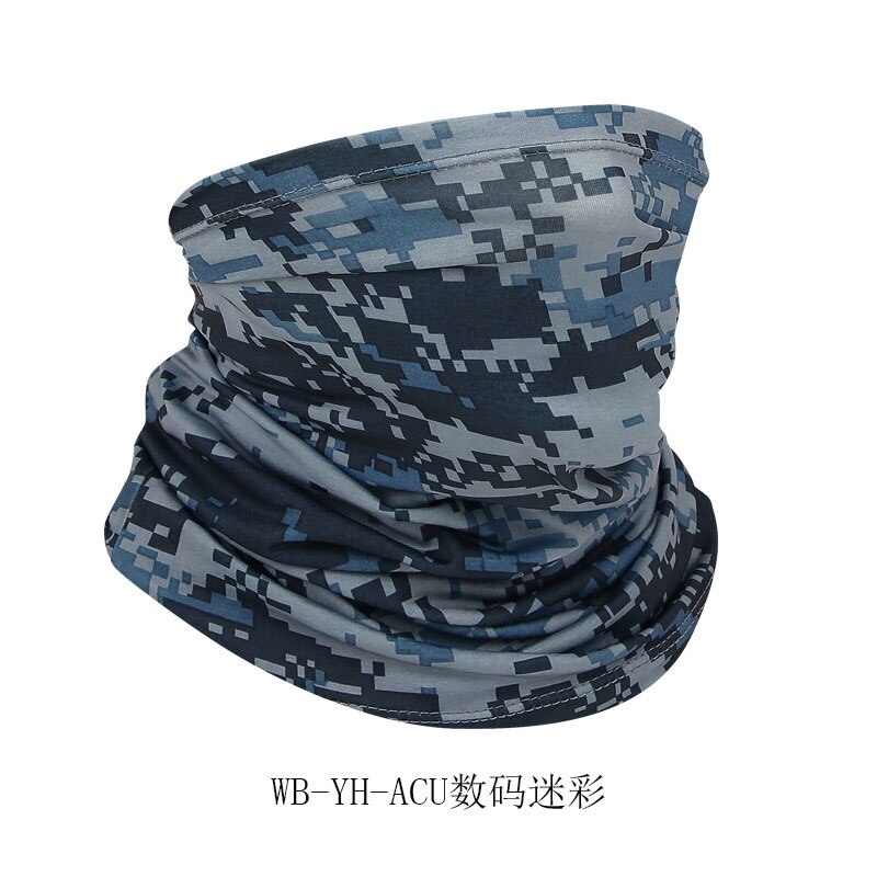 Outdoor Winter Warm Fleece Neck Sjaals Reflecterende Skiën Hals Cover Masker Motorcycle Half Gezichtsmasker Sjaal Riding Biker Winddicht: Deep Blue